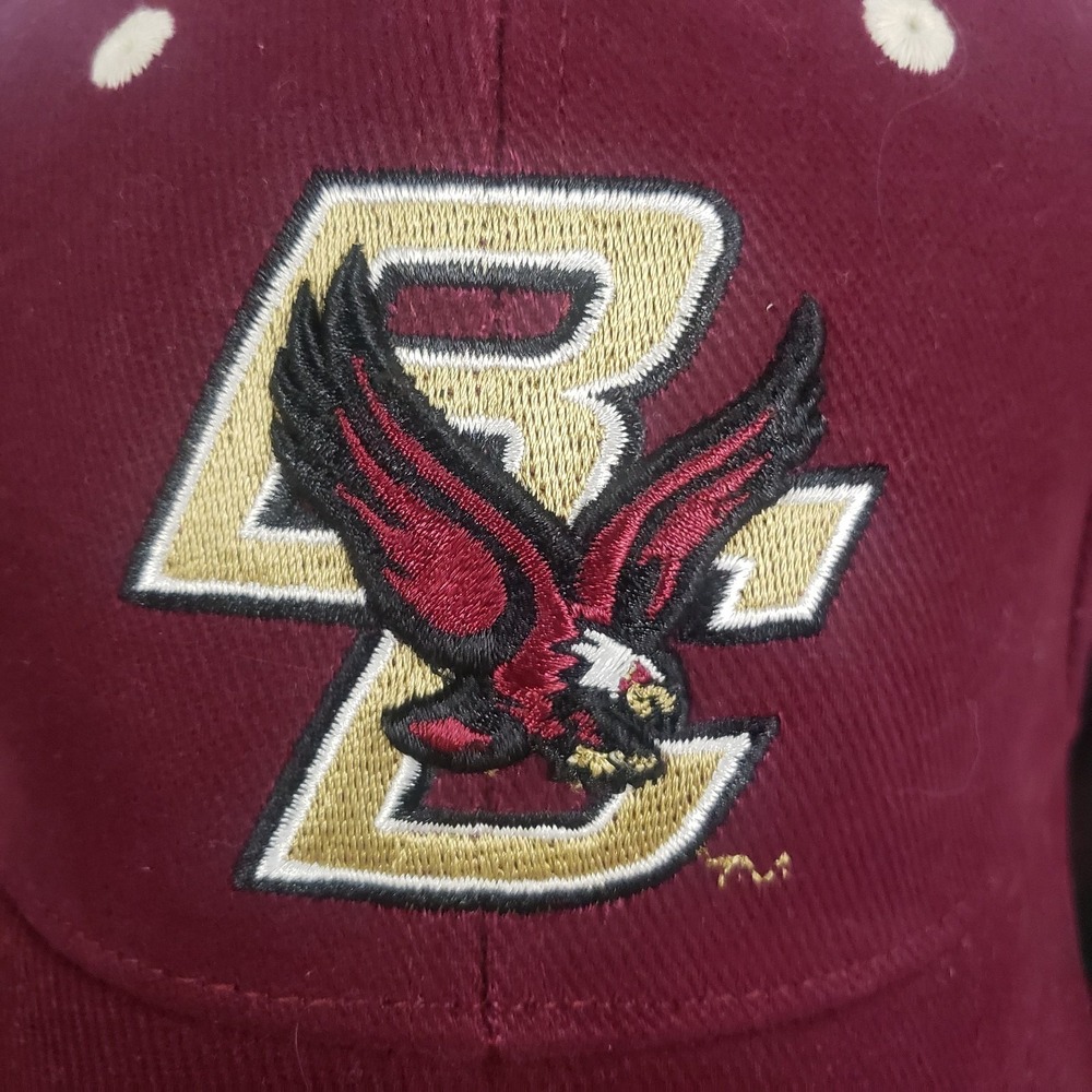 Boston College Eagles Baseball Cap Maroon Adjustable Officially Licensed NCAA - Picture 3 of 10